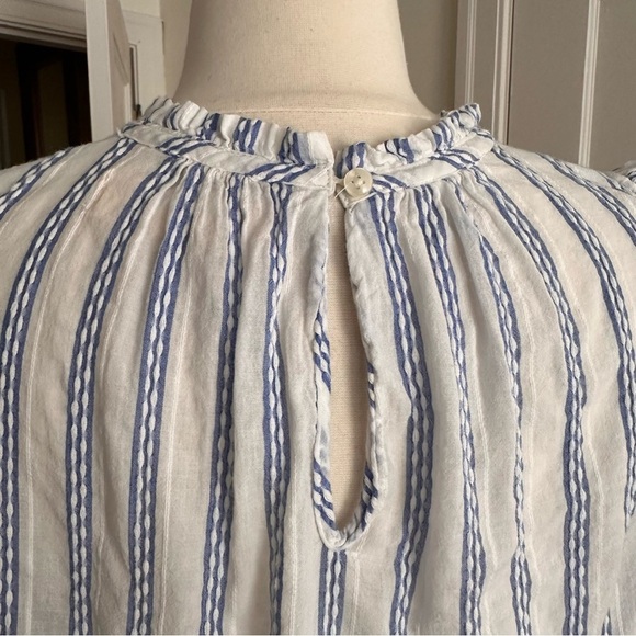 ISABELLA SINCLAIR Anthropologie Getaway Ruffle Sleeveless Top French Girl Medium - Picture 8 of 12